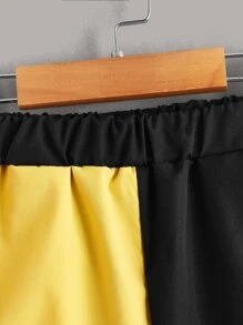 SHEIN Boys Letter Graphic Colourblock Shorts - Multicolor - View 4