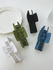 4pcs Solid Geometric Hair Claw - Multicolor - View 3