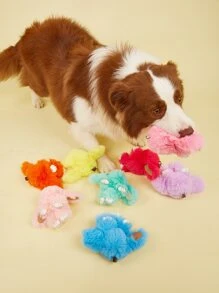 1 Pieza Muñeco De Peluche De Conejo De Color Aleatorio - Multicolor - Ver 2