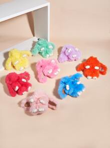 1 Pieza Muñeco De Peluche De Conejo De Color Aleatorio - Multicolor - Ver 3