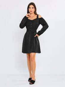 Women Dresses - 黑色 - 查看 9