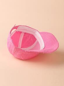 Mũ bóng chày cho bé - Màu Hồng Tươi - Xem 4