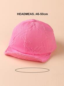 Mũ bóng chày cho bé - Màu Hồng Tươi - Xem 5