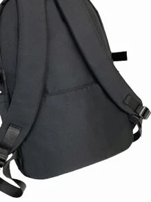 WEIZHINA Plain Color Multi-Functional Backpack Large Capacity, Suitable For Students, Travel, Commuting, Waterproof Sports Backpack, School Backpack - Black - View 8
