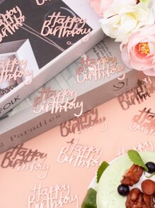 1 包生日派对装饰彩纸，闪光玫瑰金抛洒彩纸，适合生日派对、圣诞节 - 玫瑰金 - 查看 4