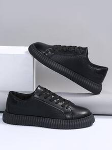 Giày Giản dị Nữ Snakeskin In Ren lên Thể thao - màu đen - Xem 4