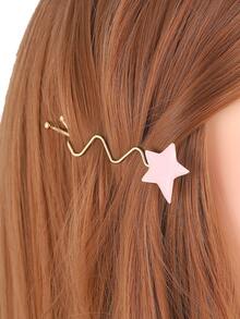 2入組星形裝飾髮夾 - 彩色 - 查看 2