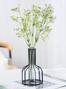 1 cái bình sắt trang trí thủ công - màu đen - Xem 4