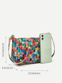 EMERY ROSE Túi Crossbody Nữ Khối Màu Có thể điều chỉnh được Đúng mốt - Nhiều màu - Xem 3