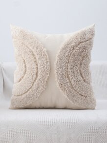 Tufted Cushion Cover Without Filler - Beige - View 1