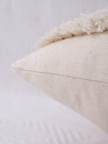 Tufted Cushion Cover Without Filler - Beige - View 2