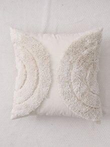 Tufted Cushion Cover Without Filler - Beige - View 4