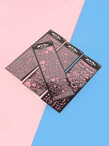 4 cái hỗn hợp mô hình ngẫu nhiên nhãn dán - Nhiều màu - Xem 4