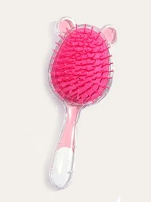 1pc Cartoon Bear Hair Brush - Pink - View 2