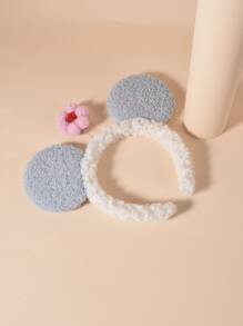 flor & Ratón con diseño de oreja Diadema de disfraz - Azul - Ver 2