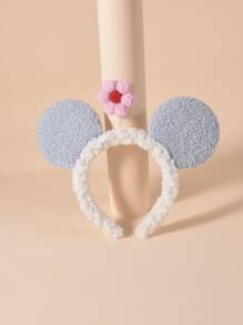 flor & Ratón con diseño de oreja Diadema de disfraz - Azul - Ver 1
