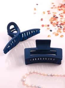 2 pinzas sólidas para el cabello para uso diario para peinados de niñas, pinzas casuales para el cabello, sujetadores para el cabello, mordazas para el cabello, clips para el cabello, sujetadores para el cabello