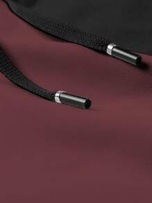 Manfinity EMRG Hombres Capucha de dos tonos con cordón con bolsillo de canguro - Multicolor - Ver 3