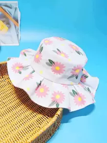 Mũ hình hoa cho bé gái - Hồng - Xem 1