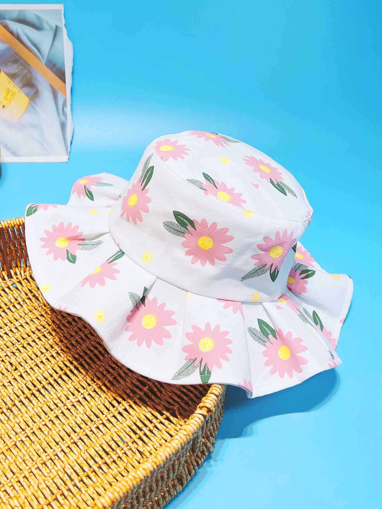 Mũ hình hoa cho bé gái - Hồng - Xem 1