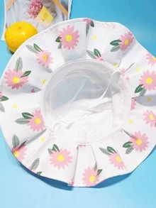 Mũ hình hoa cho bé gái - Hồng - Xem 3