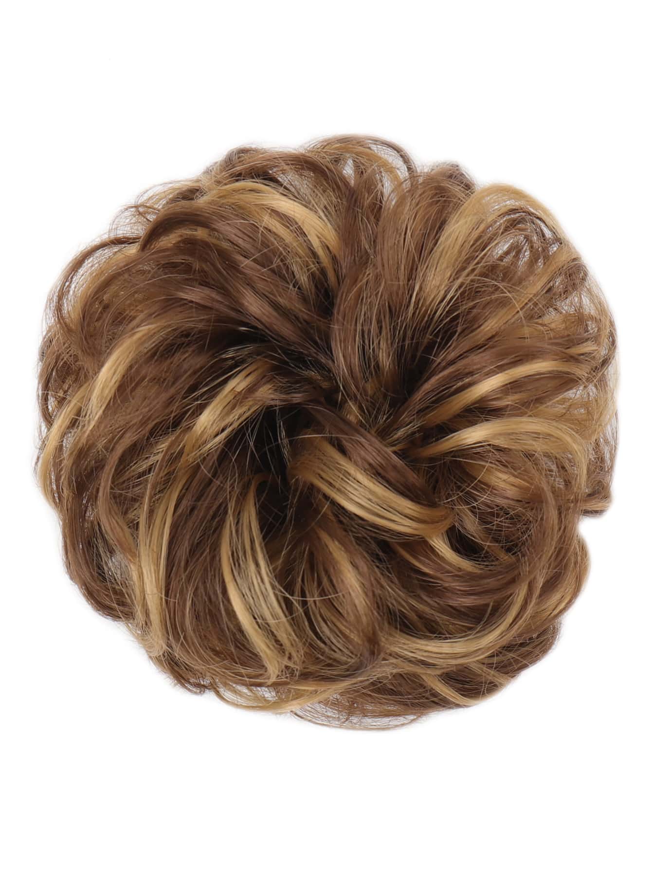 卷合成纖維頭髮髻