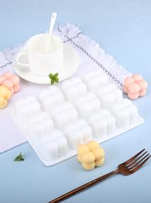 1pc Plain Silicone Mold - White - View 1