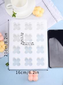 1pc Plain Silicone Mold - White - View 3