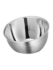 1 Pieza Colador De Lavado De Arroz Ampliado De Acero Inoxidable