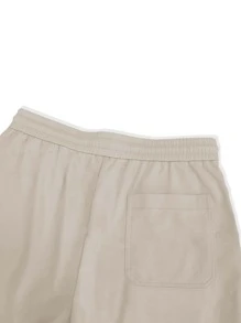 Manfinity EZcore Men Patched Drawstring Waist Loose Shorts - Apricot - View 5