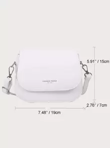 Yogodlns Lightweight,Business Casual Mini Letter Detail Flap Saddle Bag For Teen Girls Women College Students,Rookies & White-collar Workers Perfect for Office,College,Work ,Business,Commute,Outdoors, Travel, Outings