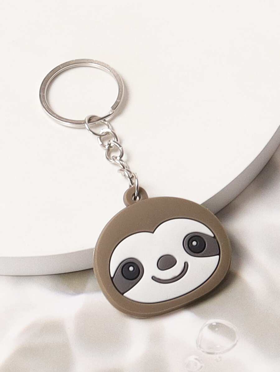 móc khóa con lười hoạt hình - Nhiều màu - Xem 1