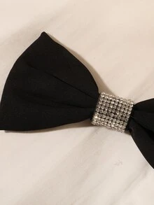 Rhinestone Trang trí Nơ Tie - màu đen - Xem 5