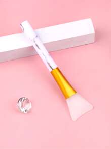 Inexpensive Marble Silicone Facial Sheet Brush Easy To Use - White - View 1