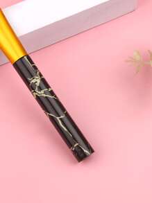 Cheap Price Silicone Mask Brush Foundation Brush With Black Marble Texture Handle - Black - View 4