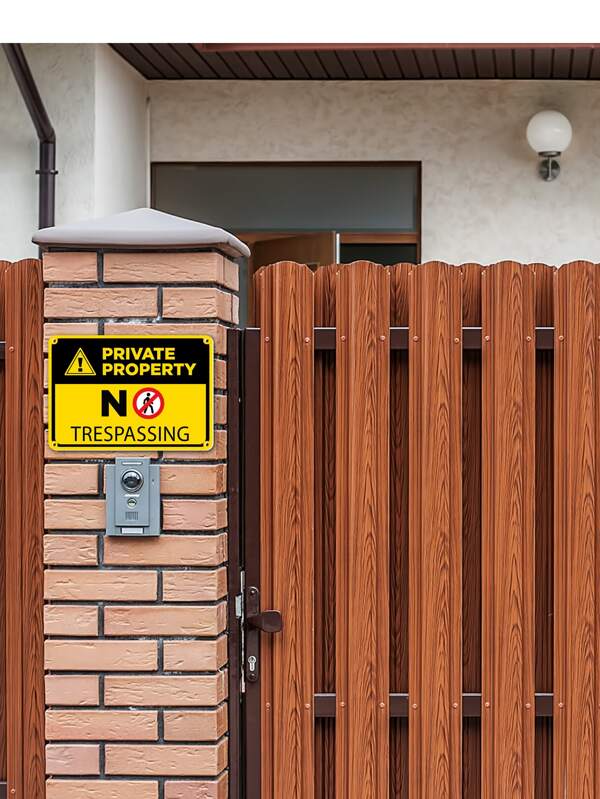 1pc Warning Garden Sign,Home Decor ,Room Decor,Wall Decor