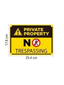 1pc Warning Garden Sign,Home Decor ,Room Decor,Wall Decor