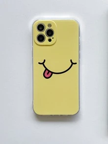Cartoon Face Phone Case - Multicolor - View 3