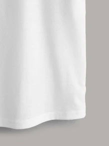 Camiseta De Tirantes Sólida Para Niño/a Joven - Blanco - Ver 4