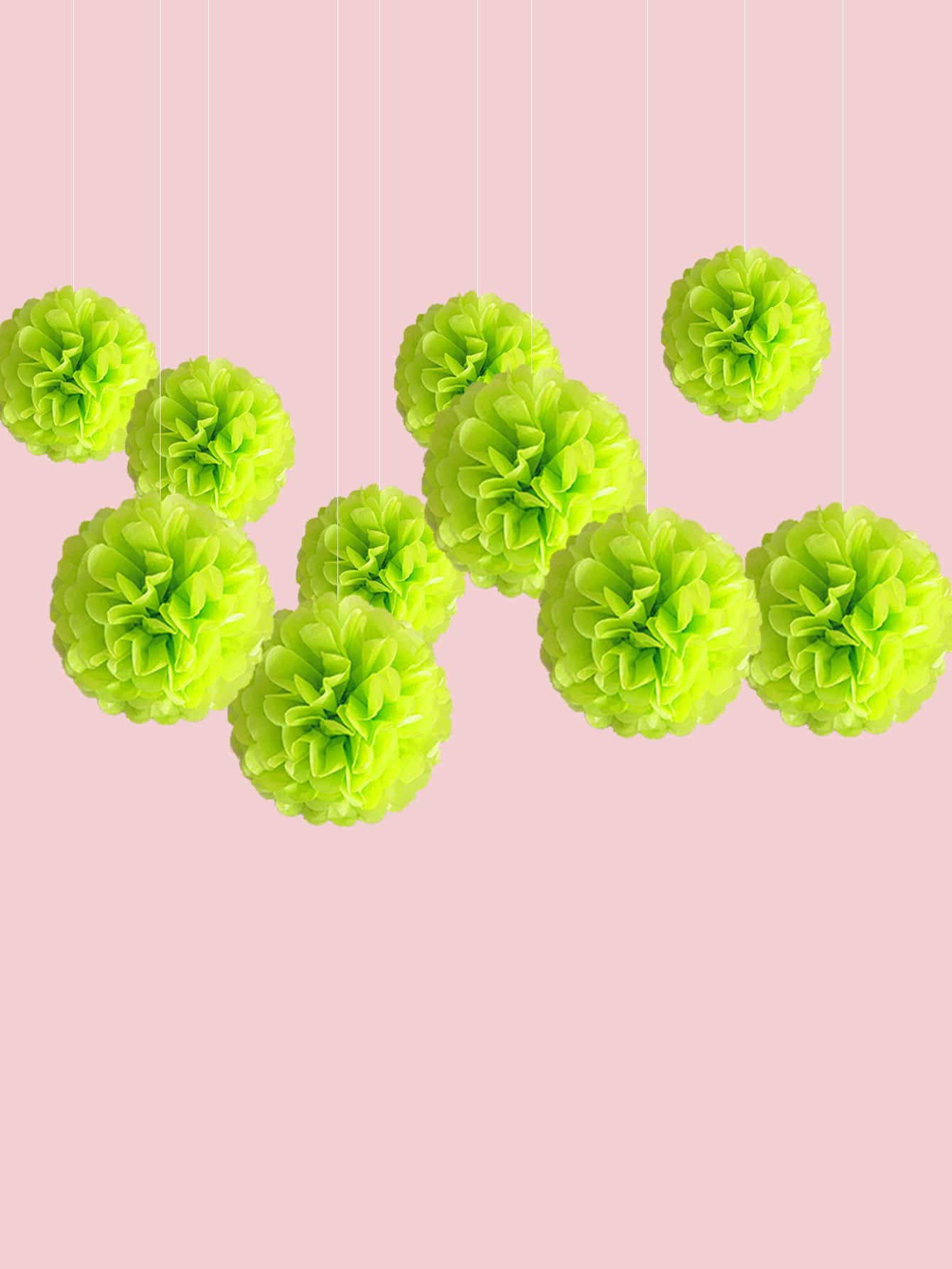 Anyasen Pompon di carta Pon pon carta velina Decorazione Pompons per C