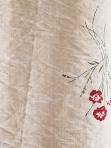 Manfinity RSRT Hombres Camisa floral al azar con estampado - Albaricoque - Ver 5