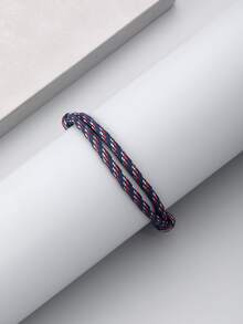 Men Braided Bracelet - Multicolor - View 4