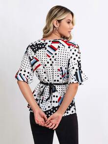 Women Blouses - Đỏ - Xem 7