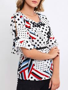 Women Blouses - Đỏ - Xem 8