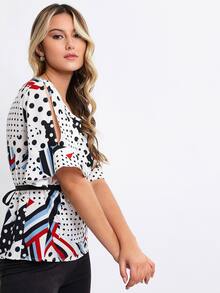 Women Blouses - Đỏ - Xem 6