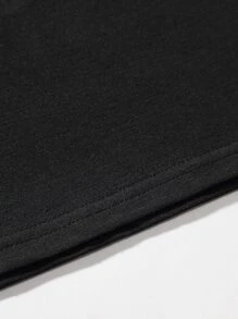 Manfinity Hombres Camiseta foto & con estampado de letra - Negro - Ver 5