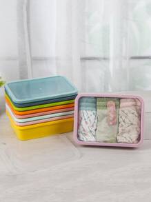 2pcs Random Color Underwear Storage Box - Multicolor - View 1