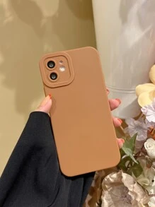 素色手機殼 - 棕色 - 查看 1