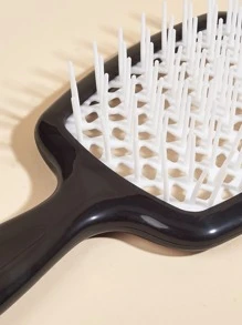 美发按摩头发干燥速干梳蜂窝网状梳 1 件黑色不打结按摩梳直发造型空心梳、发刷/发梳、刷子、发刷、边缘刷、刷头发、发梳、梳头发、顺发刷、球刷、迷你发刷、发刷套装、木梳 - 黑色 - 查看 4