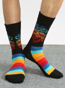 Tất nam phi hành đoàn in hình động vật - Nhiều màu - Xem 1